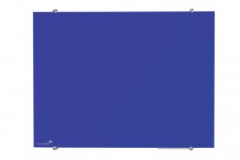 Glasboard Colour 90x120 cm blau magnethaftende Glasoberfläche, inkl.