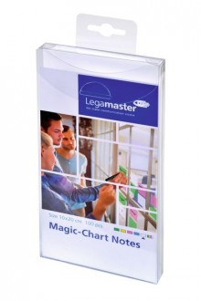 Magic Chart Notes 10 x 20 cm, weiß, haftet ohne Kleber, abwischbar,