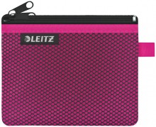 Traveller Zip-Beutel WOW, S, pink, 14 x 10,5 cm, 2 Fächer, 1 x blickdicht