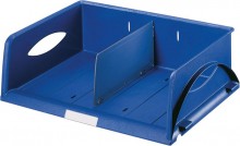 Sortier- und Ablagekorb Sorty A4/C4 Querformat blau