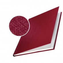 Buchbindemappe Hardcover A4 7mm Leinenüberzug matt bordeaux