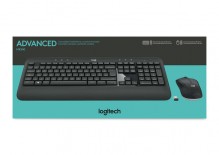 Logitech Tastatur-Maus-Set MK540,sw kabellos, spritzwassergeschützt