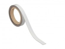 Kennzeichnungsband weiß magnethaftend 300x2x0,1 cm