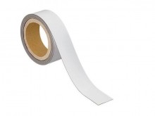 Kennzeichnungsband weiß magnethaftend 300x4x0,1 cm