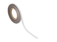 Kennzeichnungsband weiß magnethaftend 1000x1x0,1 cm