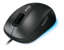 Comfort Mouse 4500, schwarz, 1000 dpi 5 Tastem, 4 Wege Scrollrad