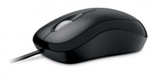 Basic Optical Mouse schwarz, kabel- gebunden, f. Rechts- u. Linkshänder