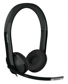 Headset, LifeChat LX-6000, Stereo- Ohrhörer, höhenverstellbares Mikrofon