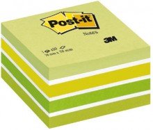 Post-it Notes Würfel Pastellgrün 76x76mm 450 Blatt