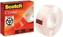 Klebefilm Scotch 600 19mmx33m Cristal Clear Tape