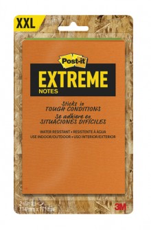 Post-it Extreme Notes 114 x 171 mm, wasserabweisend, strukturierte Oberfläche