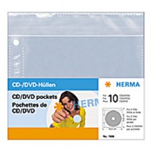CD-DVD Hülle 145x135mm 5 Hüllen je Packung