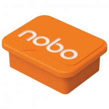 Nobo Whiteboard Magnete, orange, 4er Pack