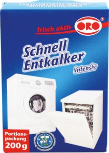 ORO Schnell-Entkalker, 200 g für Wasch- und Spülmaschine