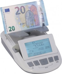 Geldwaage RS 1000 Banknoten + Münzen sortiert zählen