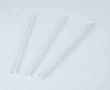 Binderücken Renz Ring Wire 3:1 9,5 mm für 75 Blatt weiß
