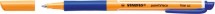 Feinschreiber pointVisco mit weicher Griffzone, Clip, blau