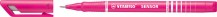 Tintenfeinschreiber sensor fine pink, mit gefederter Spitze