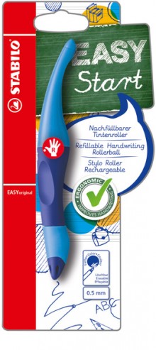 Stabilo EASY original Tintenroller, Rechtshänder, dunkel-/hellblau
