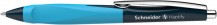 Kugelschreiber Haptify hellblau/ dunkelblau, auswechselbare Mine 775