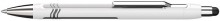 Kugelschreiber Epsilon Touch mit Viscoglide-Technologie, weiß/silber