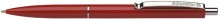 Druckkugelschreiber K15 rot Stahlclip und Metalldrücker