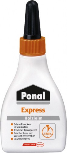 Ponal Express Holzleim, 60g Flasche,