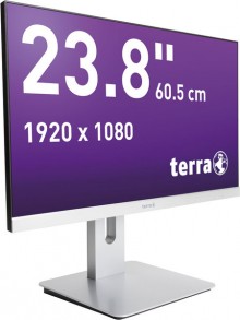 LCD/LED Monitor 2462W PV silber 23,8" Full-HD-Display, AMVA-Panel
