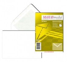 Briefumschlag C6, ohne Fenster, NK, 80 g/qm, weiß