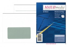 Briefumschlag C6, mit Fenster, SK, 75 g/qm, weiß