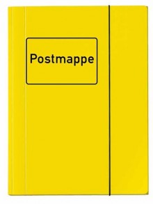 Sammelmappe mit Aufdruck Postmappe