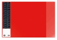 Scheibunterlage VELOCOLOR rot mit seitlichen Taschen, 40x60