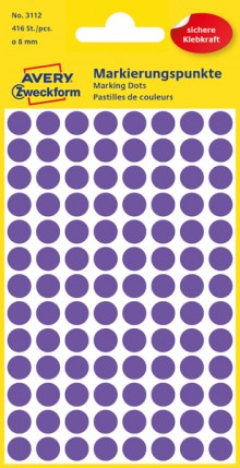 Markierungspunkte violett 8mm