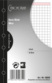 Chronoplan Karo-Blatt, Mini