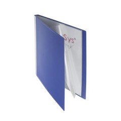 FolderSys Sichtbuch 20 Hüllen, blau, DIN A4, 750 my