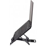 Laptophalter Flex Top 170 für Laptops bis 16", dunkelgrau, faltbar, mobil