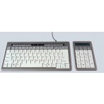 Kompakte Tastatur 840 DE, USB, Multimedia-Tasten, 2 USB-Ports,