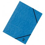 Dreiflügelmappe, A4, 390g/qm, blau