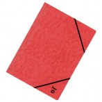 Dreiflügelmappe, A4, 390g/qm, rot