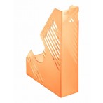 Zeitschriftenbox, orange transparent, für ca. 700 Blatt, A4 und A4
