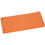 Trennstreifen orange, Sondermaß 105x228cm, 190g/qm Karton, gelocht