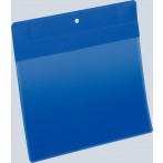 Neodym-Magnettasche A5 quer blau PP Außenformat: 223x218mm