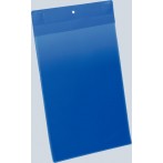 Neodym-Magnettasche A4 quer blau PP Außenformat: 311x280mm