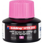 Nachfülltinte HTK 25 f. Highlighter, rosa, 25 ml