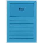 Organisationsmappe Ordo classico, intensiv-blau, m. Sichtfenster