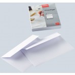 Briefumschlag weiss, C6, 120 g, FSC-Papier, Haftklebung, ohne