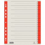 Trennblätter A4 orange, 230g/qm Karton, Mikroperforation