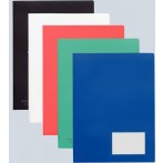 Broschüren-Mappe blau 305 x 225 x 0 mm (HxBxT)
