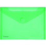 PP-Umschlag A5quer grün transparent