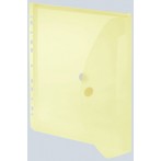 Umschlag A4, Dehnfalte, Abheftrand farblos matt transparent